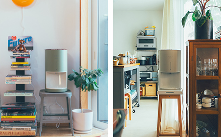 BEAMSスタッフの家にサーバーを設置した時の写真