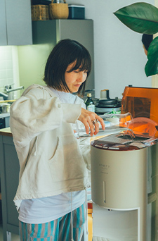 ワンタッチのお湯でハーブティーが手軽に。1