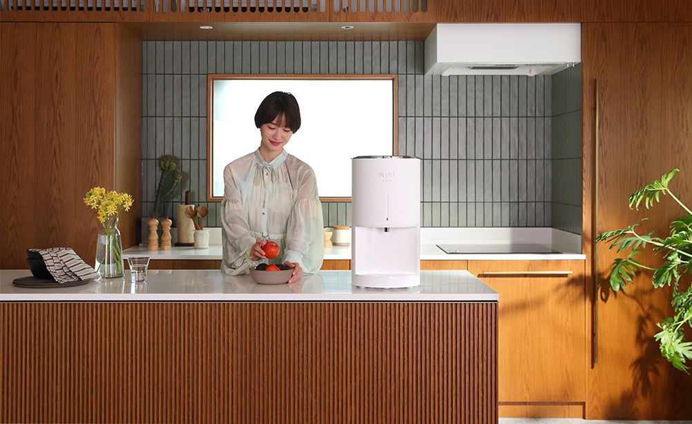 アイランドキッチンに置いて、毎日の料理も便利に