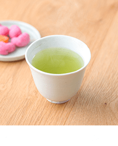 リフレッシュタイムに緑茶