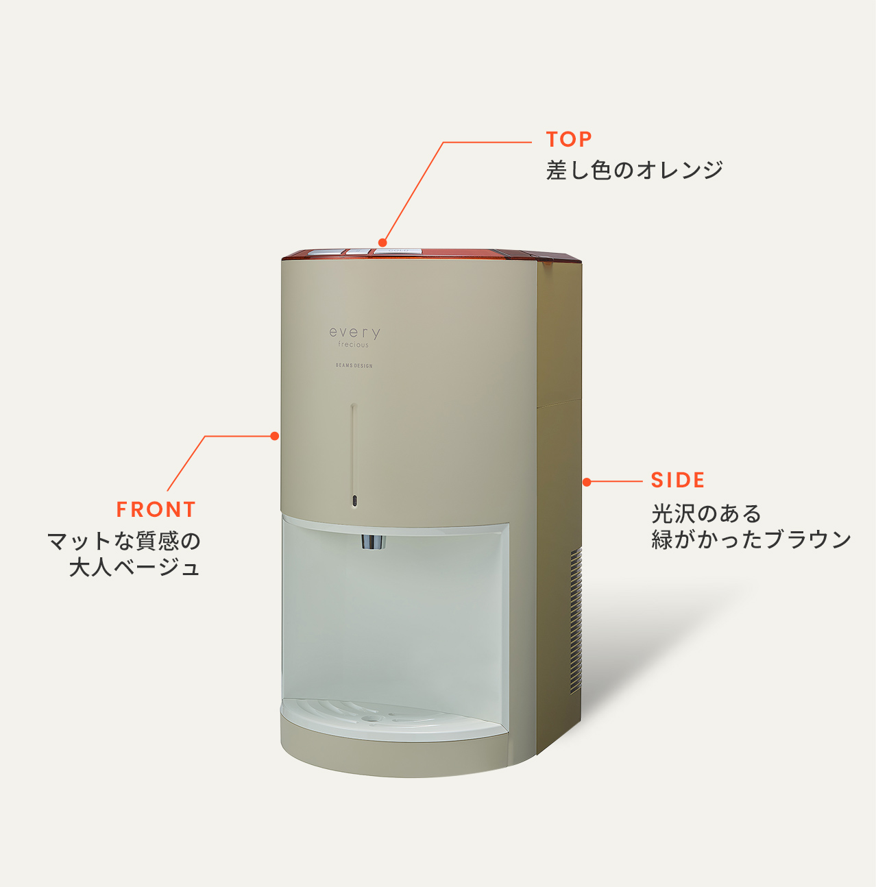 浄水】BEAMS DESIGN特別カラー！遊び心満載のクレイジーパターンの 