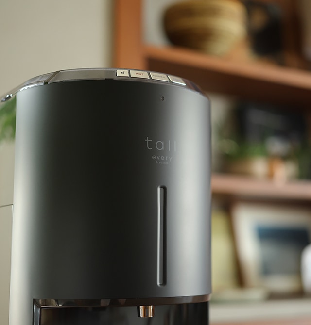 every frecious tall ウォーターサーバー 新登場！】 “使いやすさ”をデザインした浄水型ウォーターサーバー常温