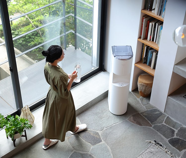 浄水】たっぷり“使いやすい”ウォーターサーバーevery frecious tall
